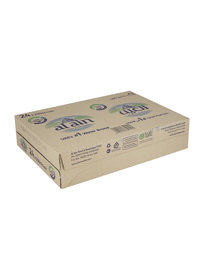 Al Ain - Water Cup 250ml Pack of 24 - Image 1