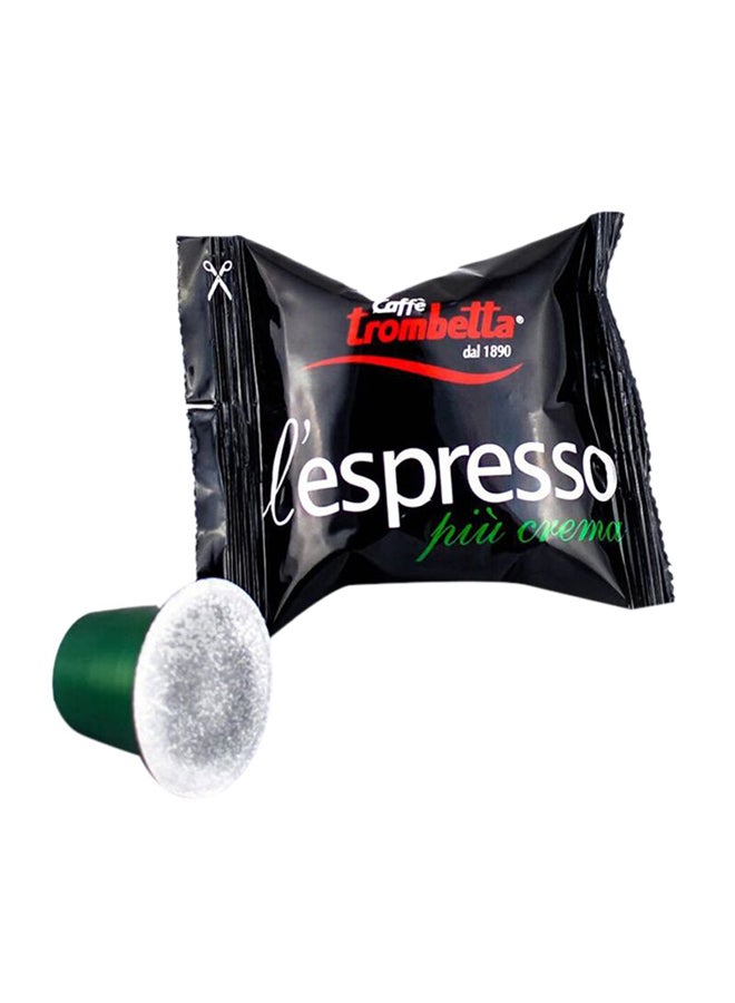 L'Espresso Piu Crema Capsules 10 Capsules Crema 5.5grams Pack of 10