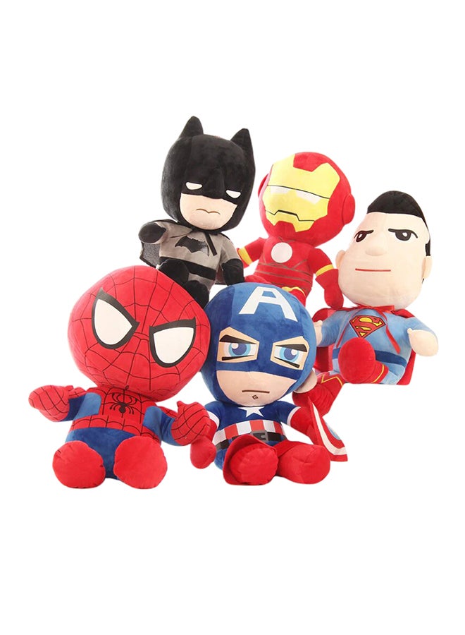 LYDBAOBO 5-Piece Spider-Man Captain America Stuffed Toy 