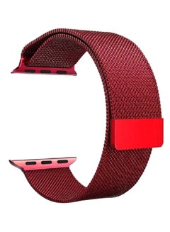 Mesh Wrist Band For Apple Watch Red