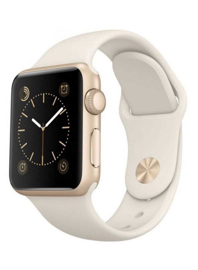 porodo - Silicone Wrist Band For Apple Watch 42-44mm White - Image 1