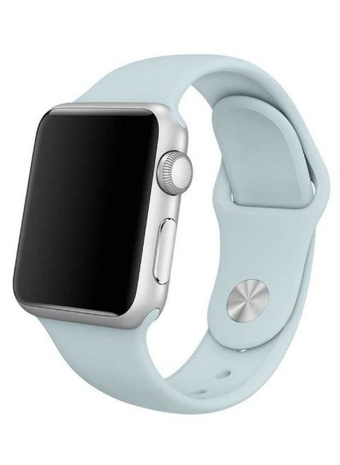 Silicone Wrist Band For Apple Watch Light Green