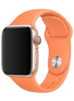 Silicone Wrist Band For Apple Watch Orange