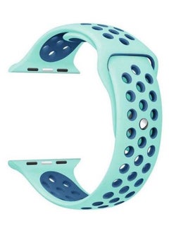 Wrist Band For Apple Watch Nike + Light Blue/Dark Blue