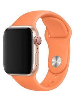 Silicone Wrist Band For Apple Watch Orange