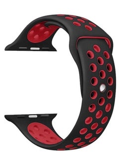 Wrist Band For Apple Watch Nike + Black/Red