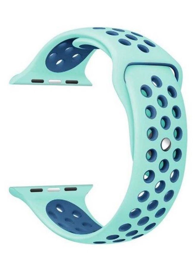 بورودو سوار معصم لساعة أبل نايك + أزرق فاتح / أزرق داكن - Image 1