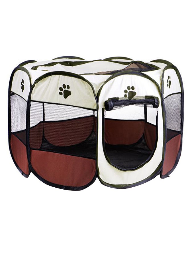 Generic Oxford Foldable Pet Kennel Multicolour 