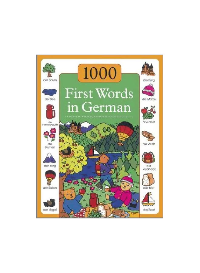 1000 First Words In German Hardcover English by Andrea Kenkmann - 5/5/2014 