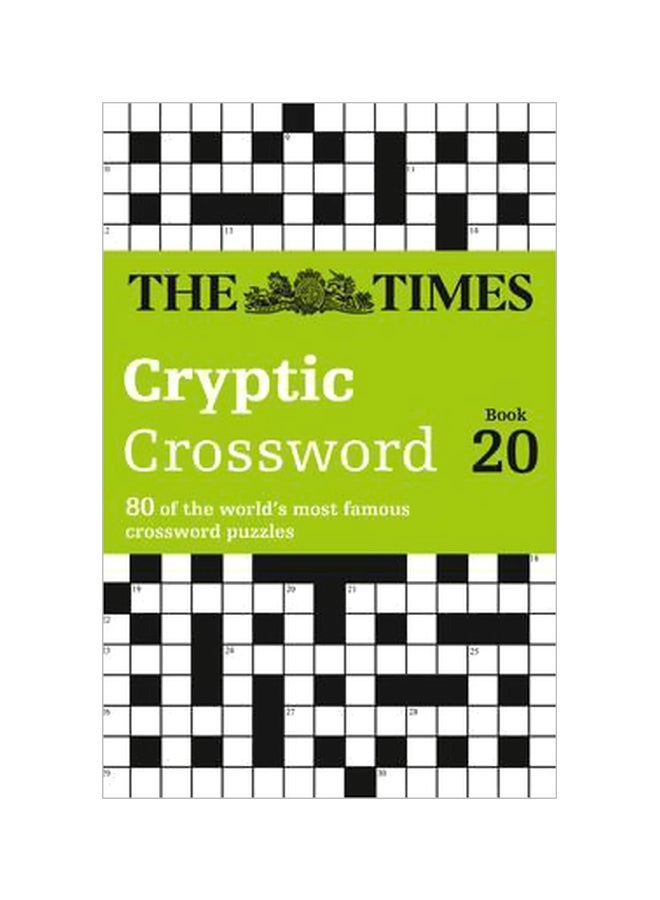 The Times Cryptic Crossword Book 20: 80 World-famous Crossword Puzzles Paperback English by Richard Browne - 5/1/2016
