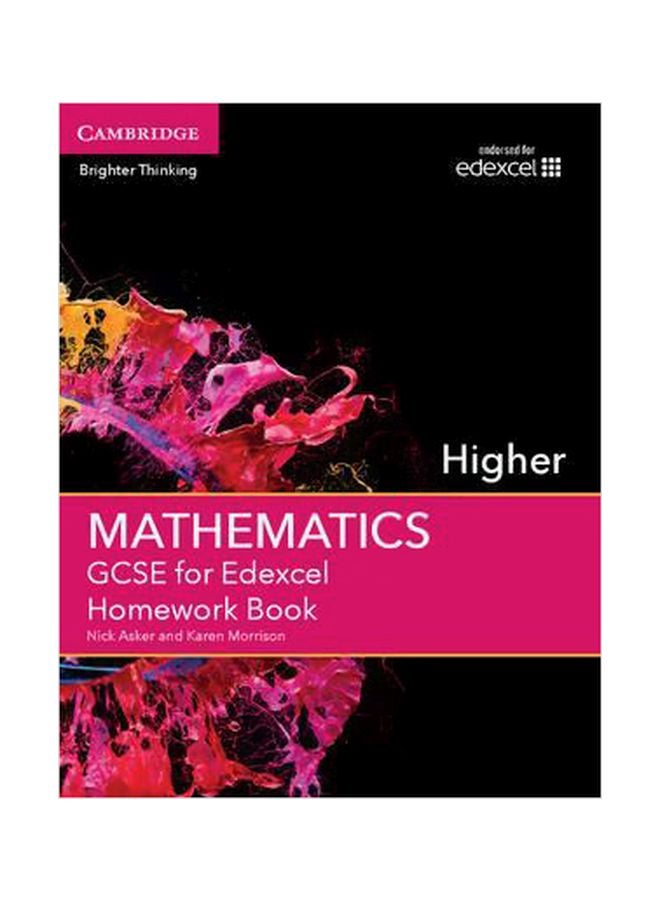Gcse Higher Mathematics For Edexcel Homework Book Paperback English by Nick Asker - 10/31/2015 