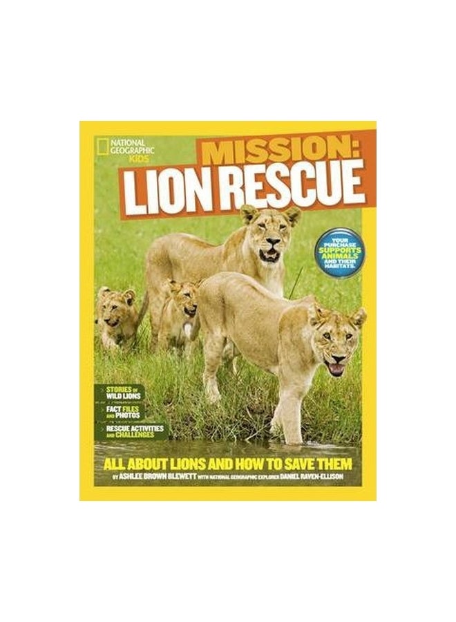 Mission:lion Rescue:all About Lions And How To Save Them Paperback English by Ashlee Brown Blewett - 4/22/2014 
