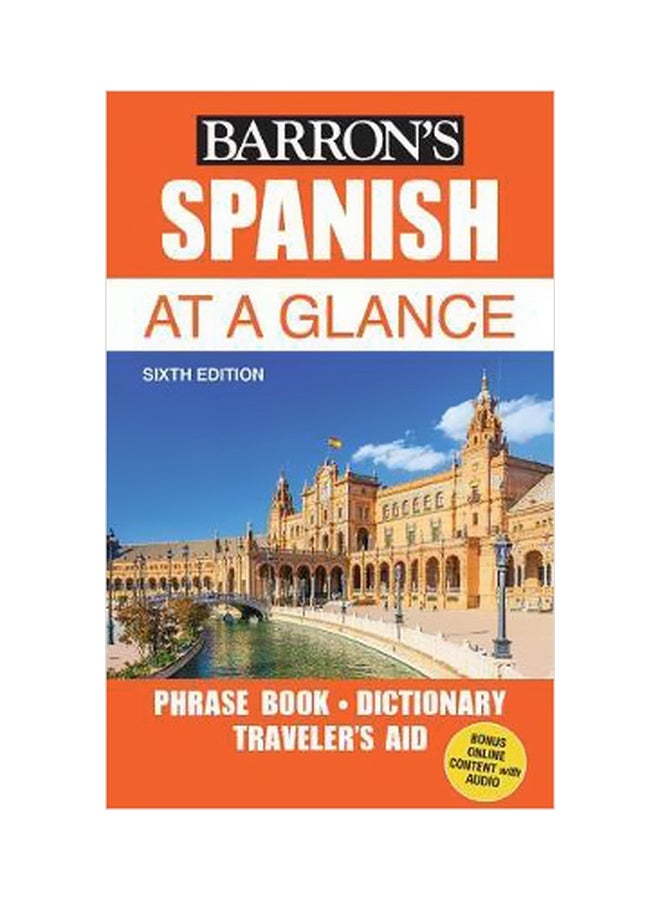 Spanish At A Glance: Phrasebook And Dictionary Traveler's Aid Paperback English by Gail Stein - 5/15/2018