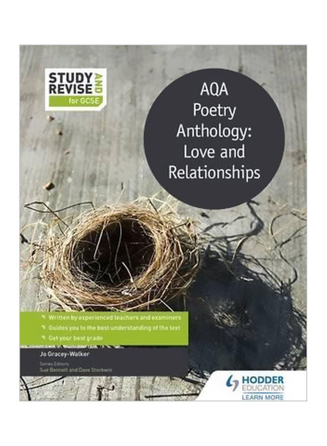 Study And Revise For GCSE: Aqa Poetry Anthology: Love And Relationships Paperback English by Jo Gracey-Walker - 10/10/2016 