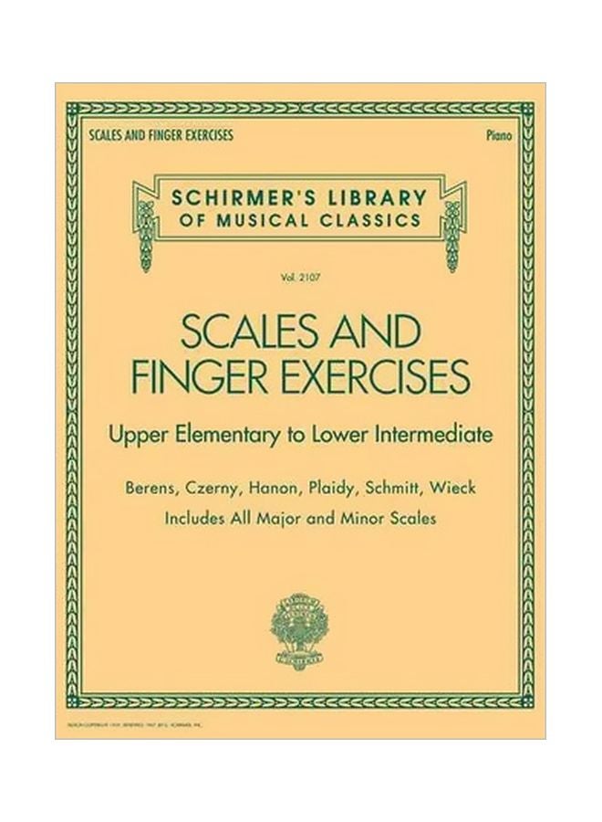 Scales And Finger Exercises Upper Paperback English by Hal Leonard Publishing Corporation - 2/1/2015 