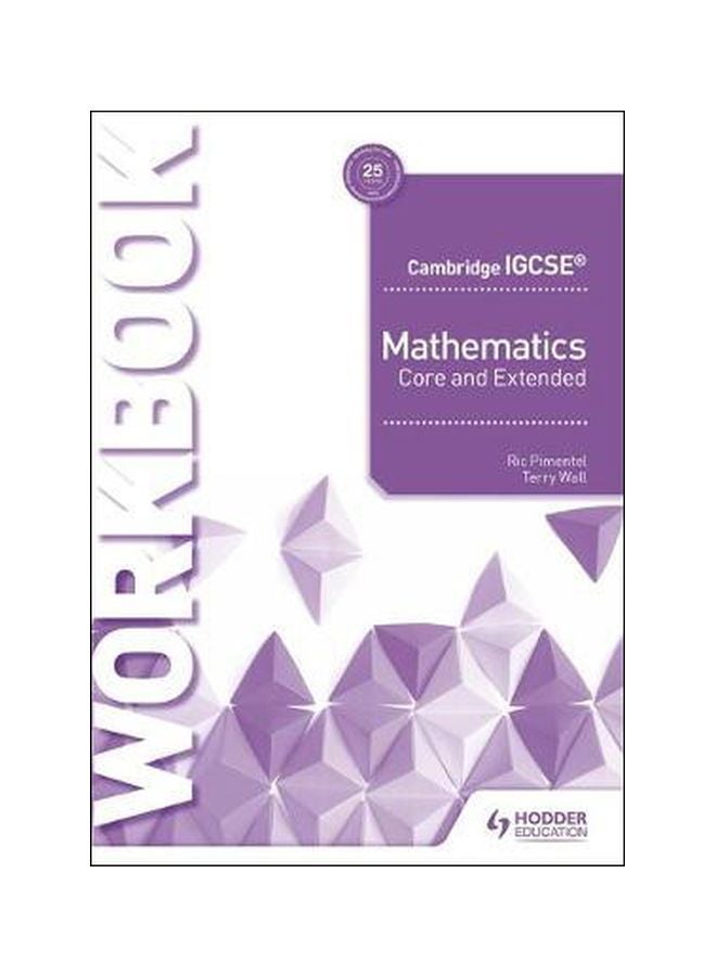 Cambridge IGCSE: Mathematics Core And Extended Workbook Paperback English by Ric Pimentel - 6/29/2018