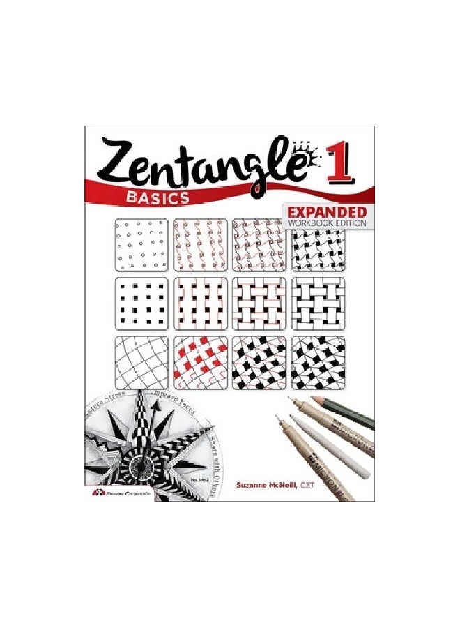 Zentangle Basics: Expanded Workbook Edition Paperback English by CZT Suzanne McNeill - 1/1/2014
