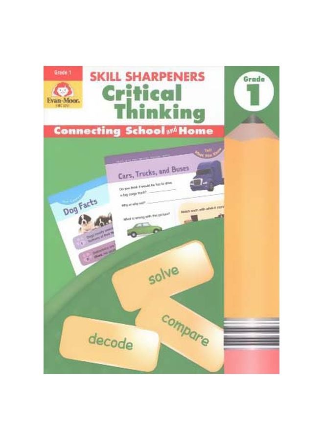 Skill Sharpeners Critical Thinking- Grade 1 Paperback English by Evan-Moor Educational Publishers - 1/1/2017