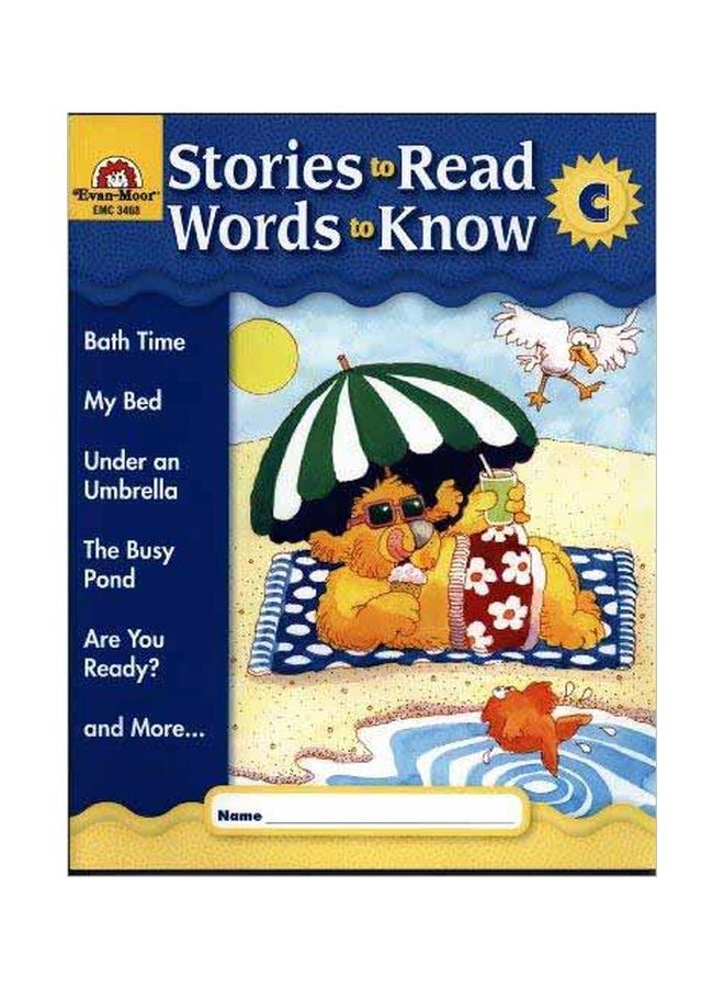 Stories To Read - Words To Know : Book C Paperback English by Evan Moor - 1/1/2008 