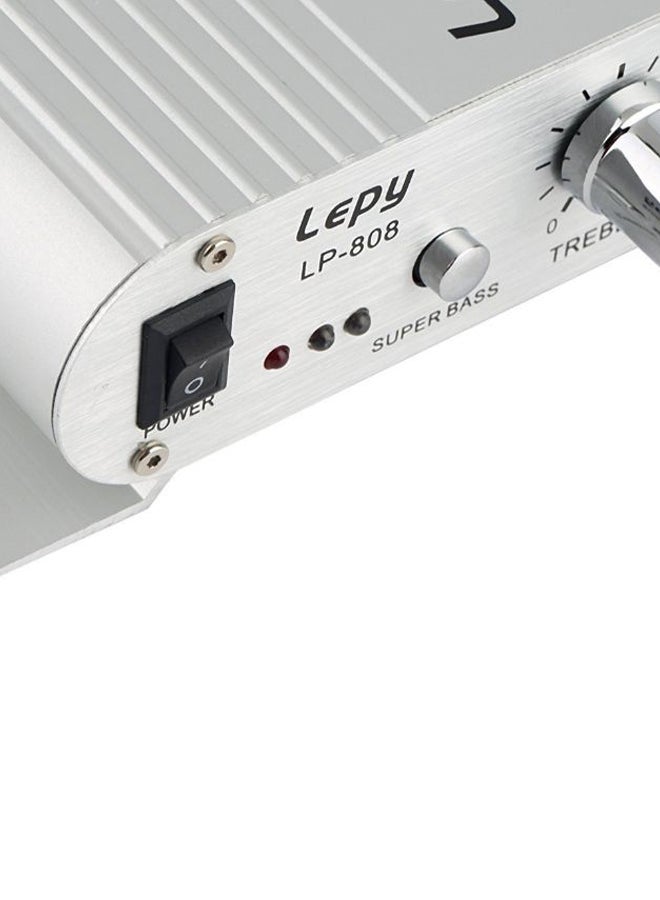 Generic Mini Hi-Fi Stereo Audio Amplifier ZC136400 White  - Image 3