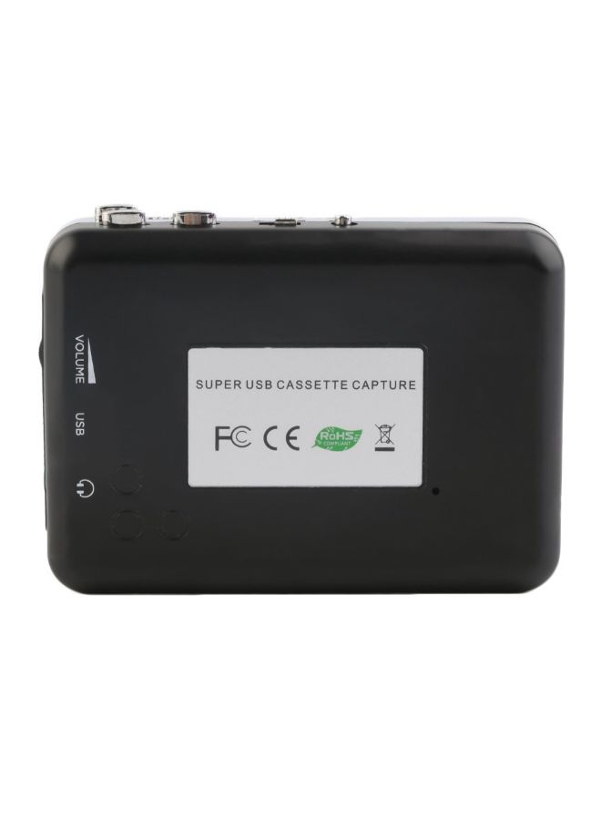 Generic - USB Cassette To MP3 Converter Audio Player ZC432600 Black/Silver - Image 1