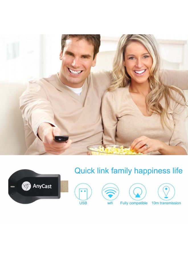 M2 Airplay Wireless Display TV Dongle Receiver ZC44000 Black - Image 3