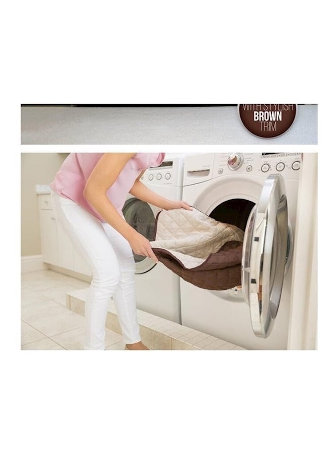 Waterproof Seat Sofa Cover Brown 167 x 190cm - Image 4