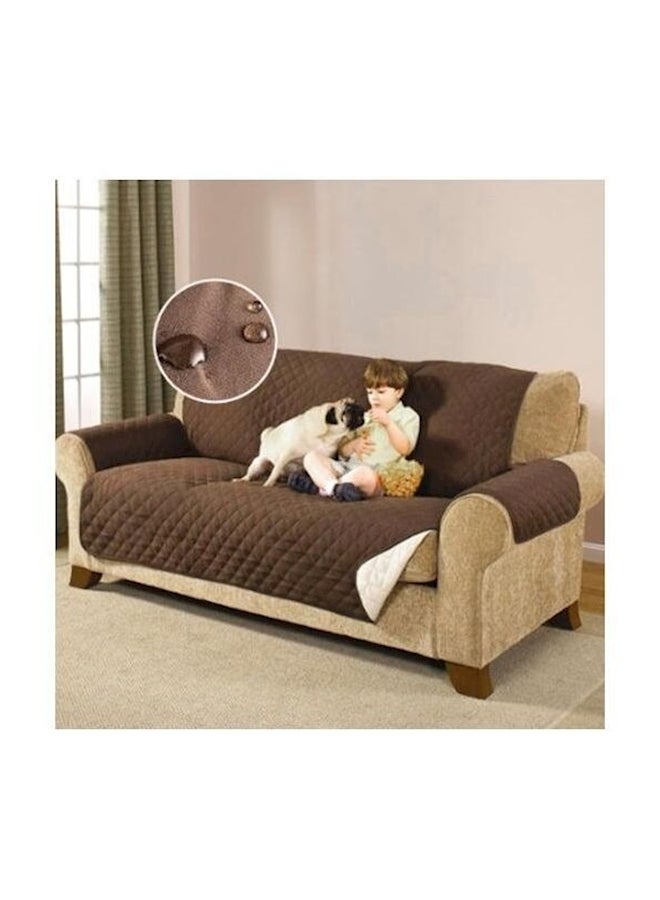 Waterproof Seat Sofa Cover Brown 167 x 190cm - Image 5
