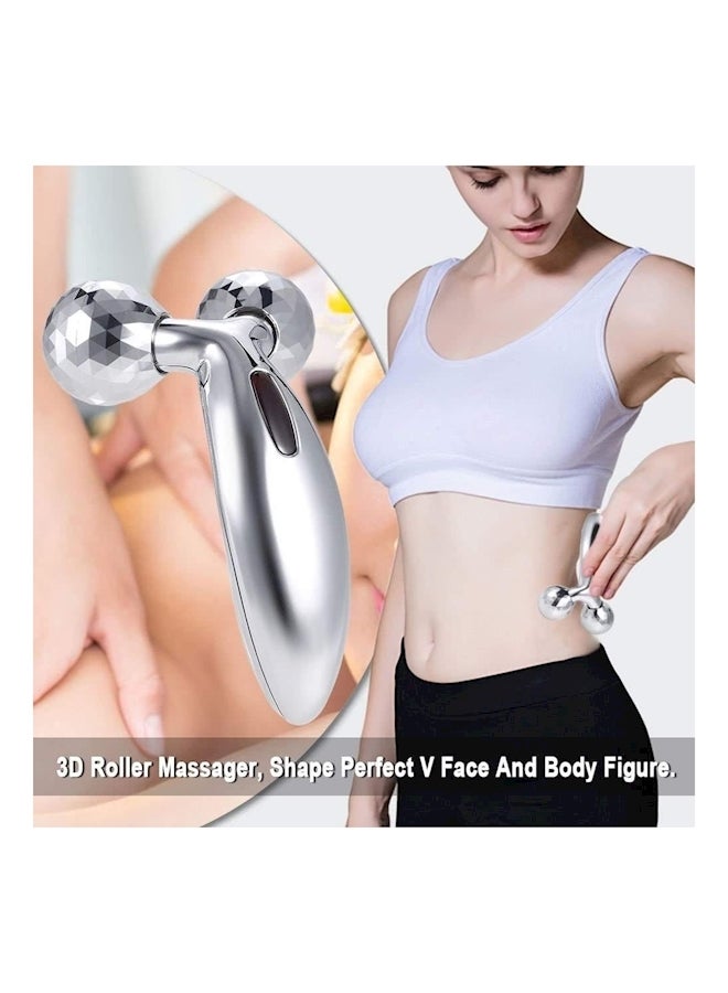 جهاز تدليك دوار للوجه فضي - Image 3