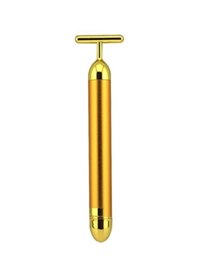 Generic 24K Plated Facial Massager Gold  - Image 1