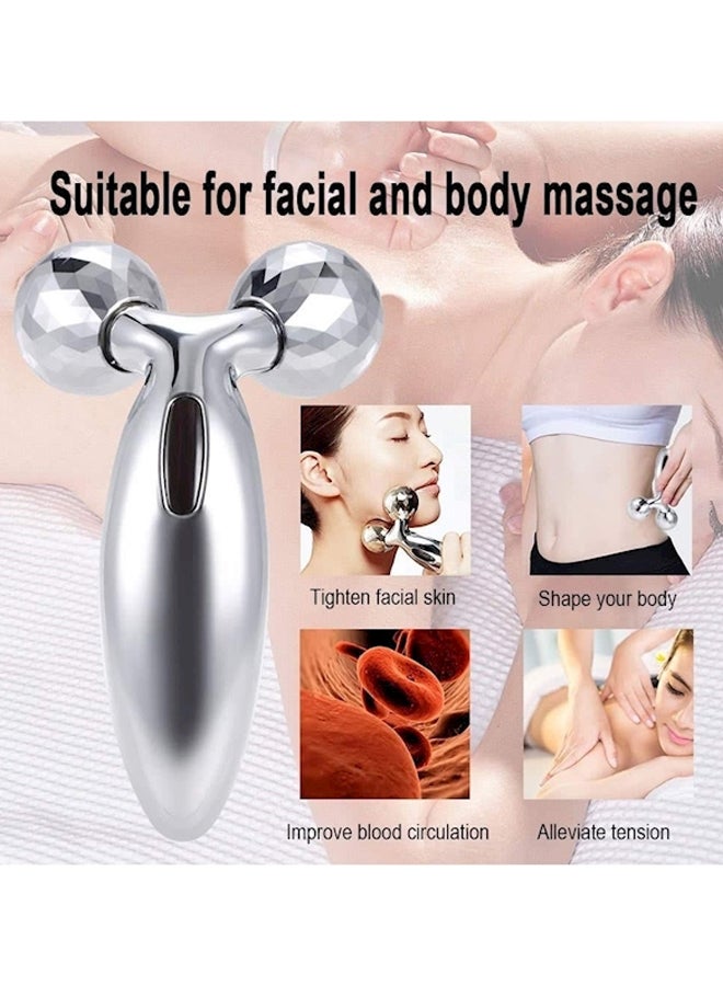 جهاز تدليك دوار للوجه فضي - Image 2