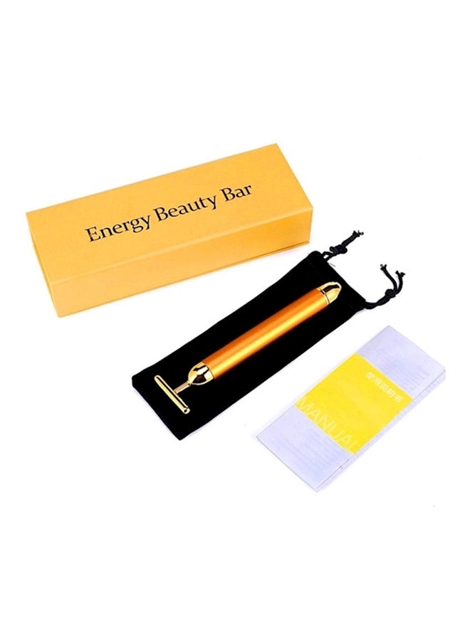 Generic Slimming Vibration Facial Massager Gold - Image 1