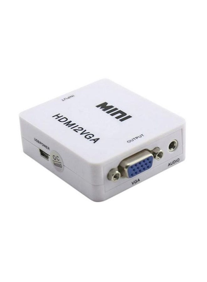 سيويل كابل محول من HDMI إلى VGA أبيض - Image 3