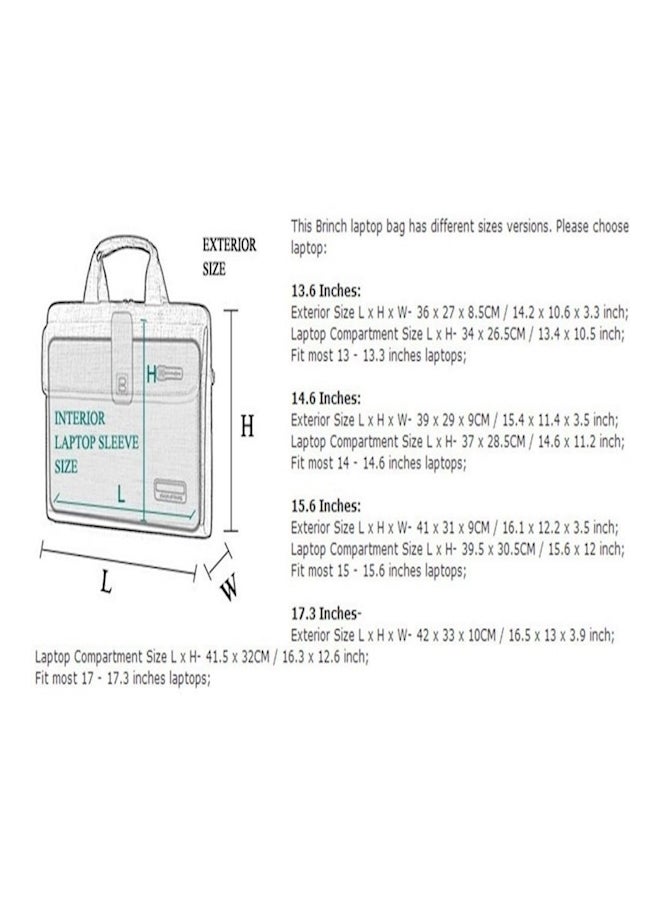 Laptop Satchel Bag Blue