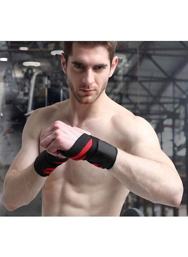 Generic 2-Piece Adjustable Sports Wrist Wraps Guard  - Image 3
