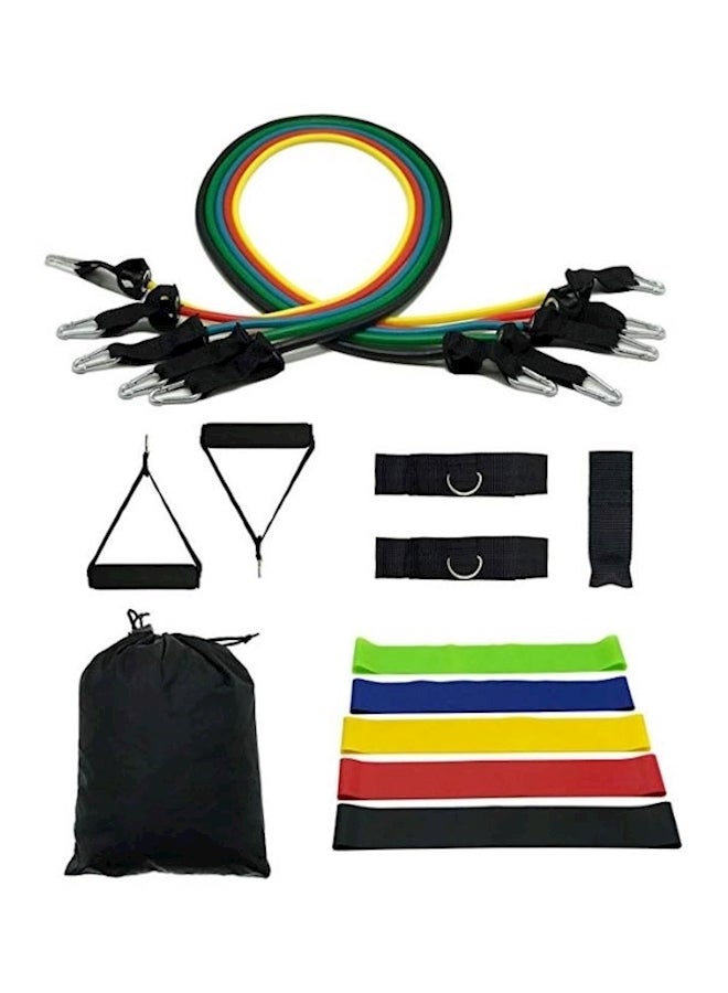 11 Piece Professional Fitness Equipment Workout Bands Set