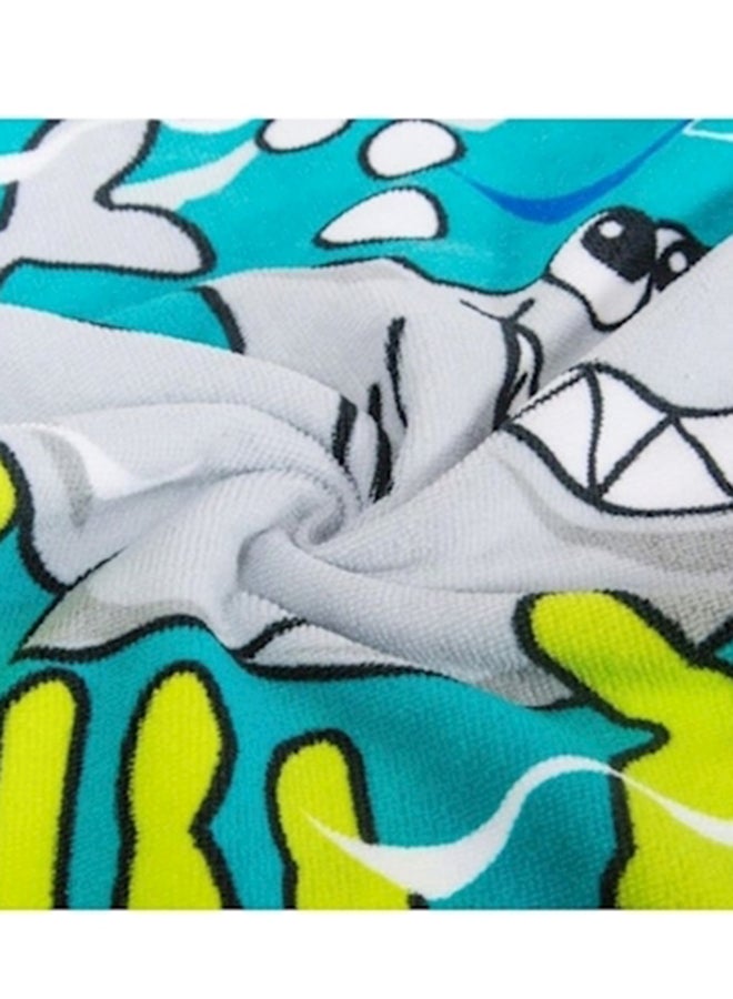Cartoon Design Hooded Bath Towel  - Image 4