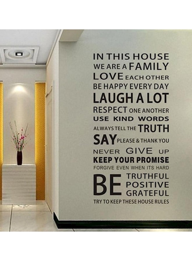 ملصق جداري قابل للإزالة أسود 60x90سم - Image 1