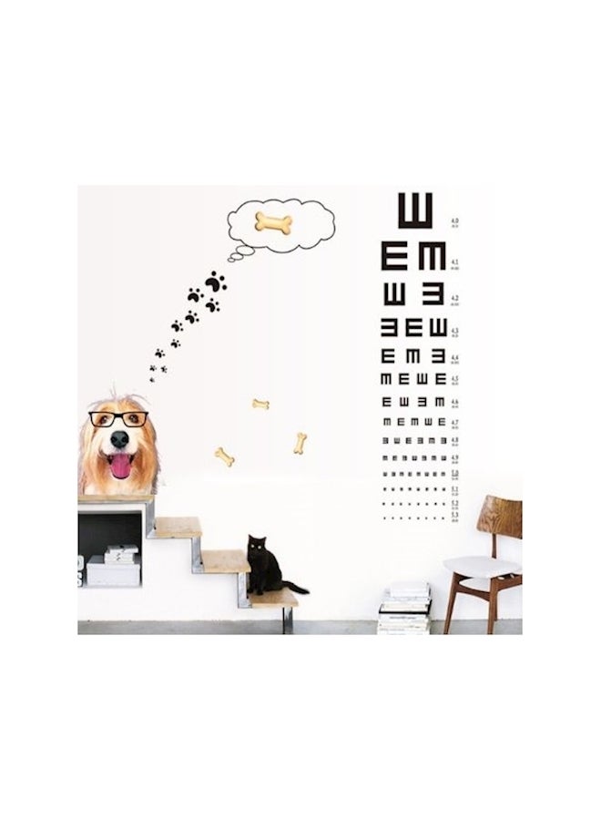 Cartoon Wall Sticker Multicolour 60x45cm