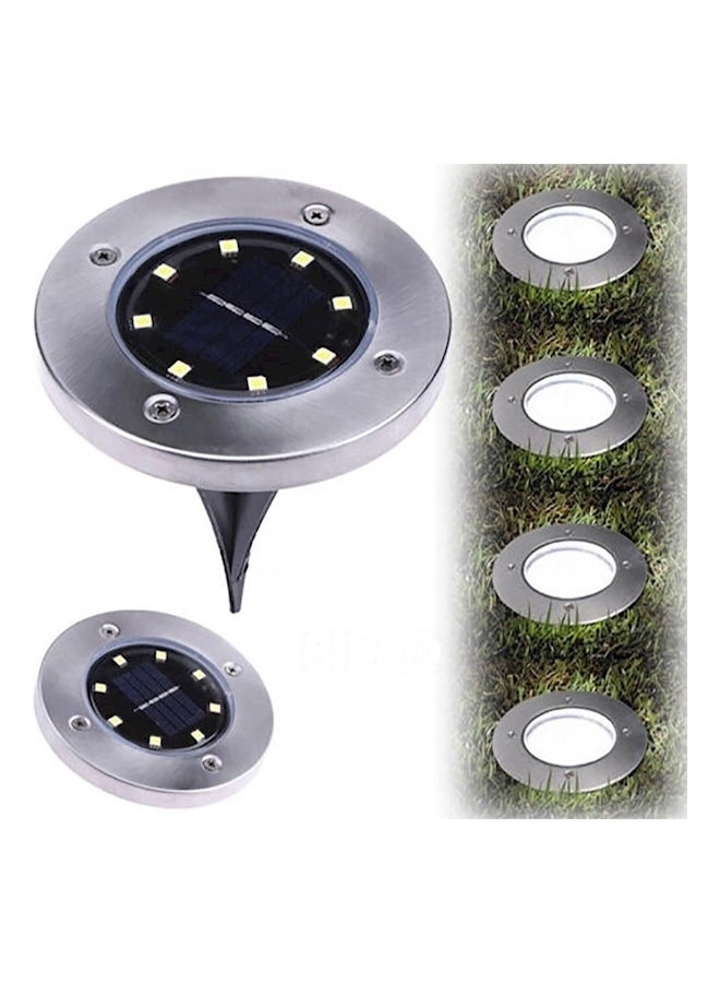 Faster 4-Pieces 8 Led Solar Light White - Image 2