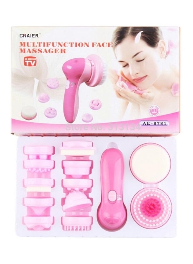 كناير أداة تدليك وتنظيف الوجه الكهربائية متعددة الاستعمالات 12 في 1 وردي 312جرام - Image 5