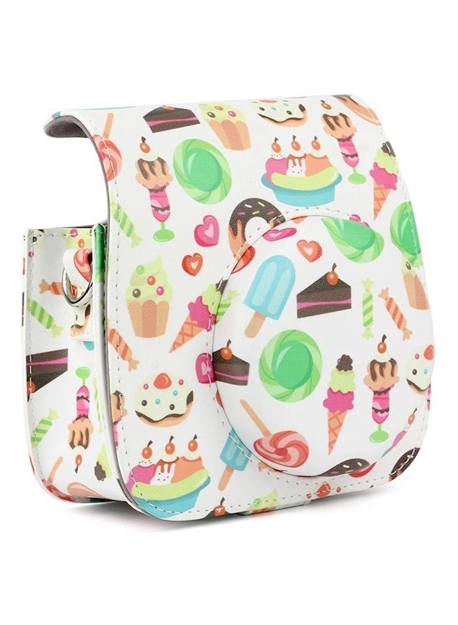 CAIUL Protective Case For Polaroid Fuji Fujifilm Instax Mini 8/8+/9 White/Green/Pink  - Image 5