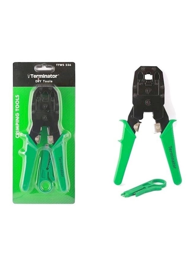 Terminator 3 In 1 Heavy Duty Crimping Tool Green - Image 2