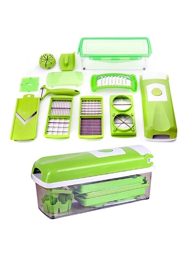 Garlic Chopper And Slicer Green - Image 1