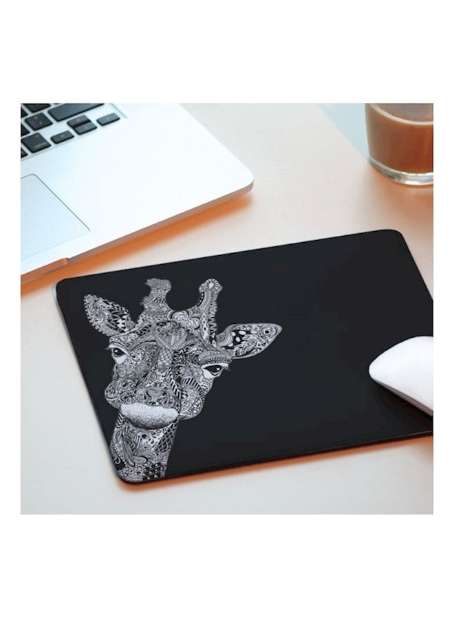 Animal Printed Mouse Pad Black  - Image 2