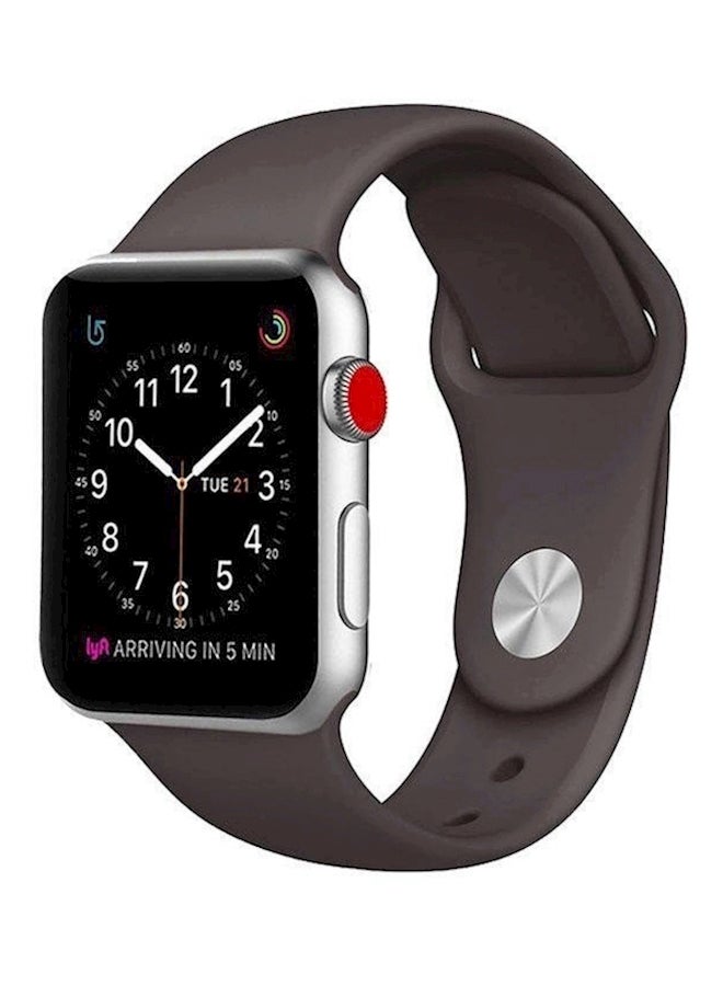 Generic - Replacement Sport Band For Apple Watch Band Series 3/2/1 Grey - Image 1