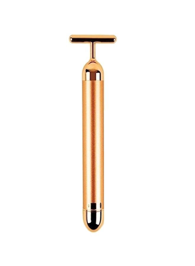 Generic 24K Electric Anti Aging Facial Massager Gold  - Image 1