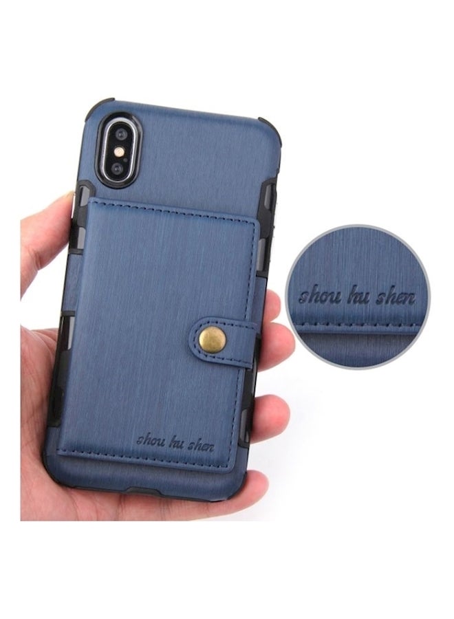 Suteni Protective Case Cover For iPhone Xs Max Blue - Image 4