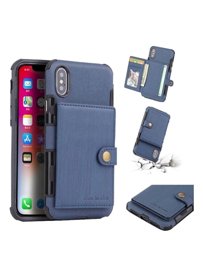 Suteni Protective Case Cover For iPhone Xs Max Blue - Image 2