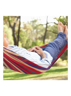 Generic Garden Canvas Hammock Multicolour 280x80centimeter  - Image 4